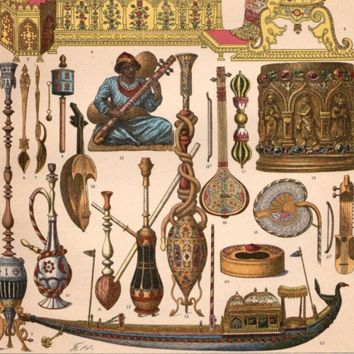 India throne pipes boat - india,