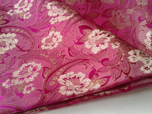 Silvery plum satin faux - silvery,