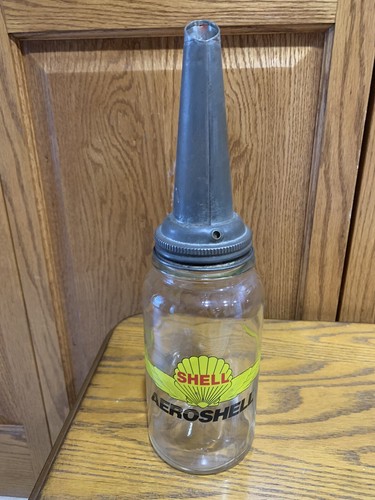 Vintage shell aeroshell oil - shell,