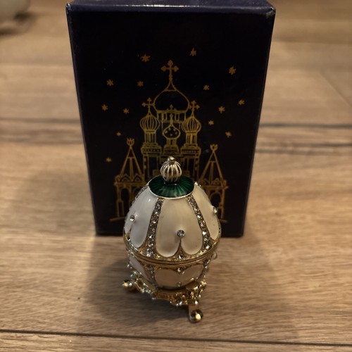 Faberge glass egg garden of - glass,