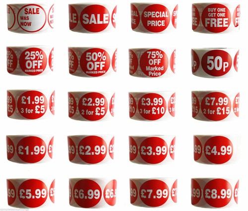 500x red price self - price, adhesive