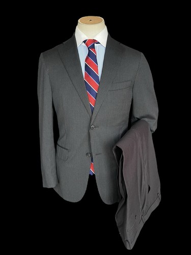 Corneliani grey pinstripe suit - corneliani,