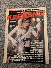 Kerrang! Magazine No. 1 June 1981 First Issue in Great Condition #RARE ITEM#