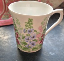 Queens Rosina  Hollyhock Fine Bone China  Mug unused