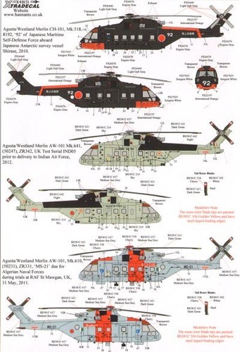 Xtradecal agusta westland - 1/48, agusta-westland