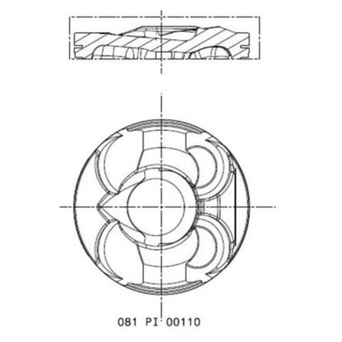Piston fits bmw 1 - 5,