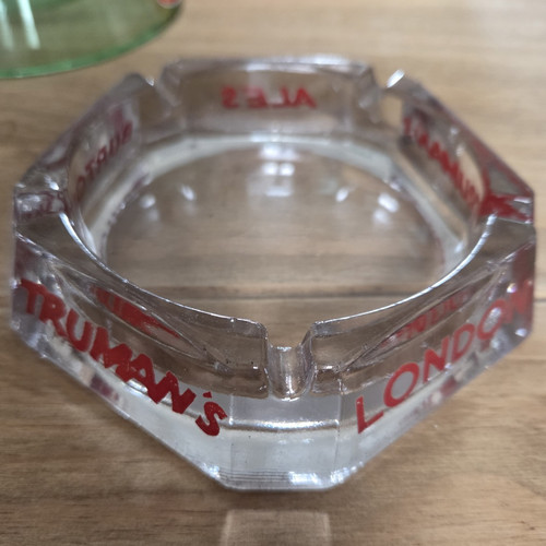 Drum vintage clear glass - vintage,