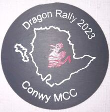 2023 DRAGON RALLY SLATE COASTER ENGRAVED WELSH ALE BEVERAGE DRINK