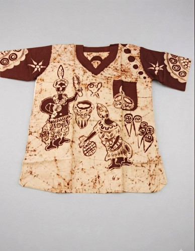 Brown dashiki african print - brown,