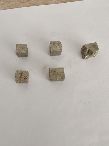 Pieces pyrite cubes raw - 5,