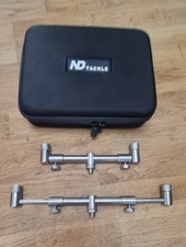 New Direction Tackle S9 2-Rod Bite Alarm Set. plus Advanta 2 Rod Buzz Bars.