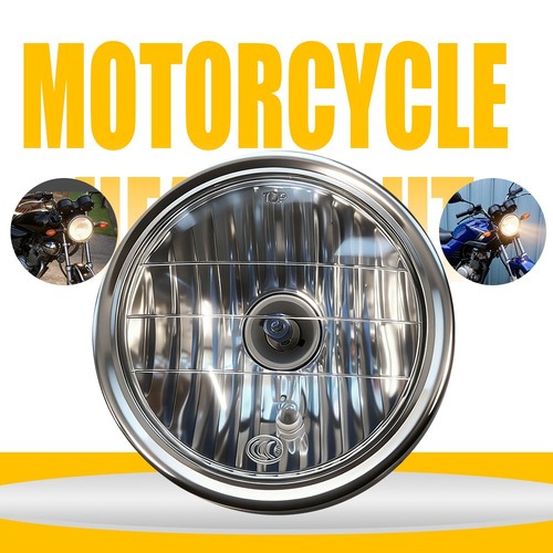 Front inch halogen headlight - front,