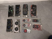 11 x Computer Graphics Cards Nvidia MSI Radeon 1GB 2GB Asus (Untested)