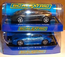 Scalextric C2875 Lamborghini Gallardo & C2879 Nissan 350Z Excellent  Boxed
