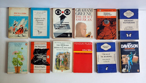 Lot vintage penguin - lot, 12