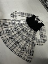 SHEIN ladies Black Dogtooth