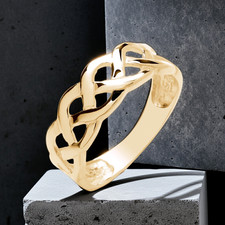 18ct Gold Celtic Band Ring on