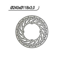 Front Brake Disc NG 859 Honda CRF F 230 2003-2009