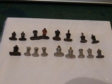 O Gauge 17 oval wagon buffers mixed lot dds & ends ( metal )