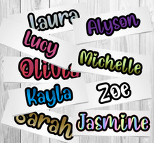 1 x Personalised Vinyl Name