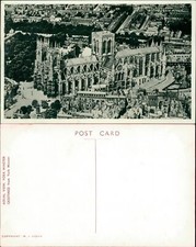 Aerial View York Minster Real