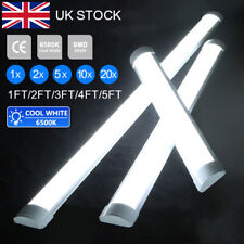 1/2/3/4/5FT LED Strip Lights Batten Tube Light Office Garage Ceiling Daylights