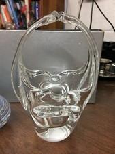 Heavy Crystal 7-3/4" Art Glass