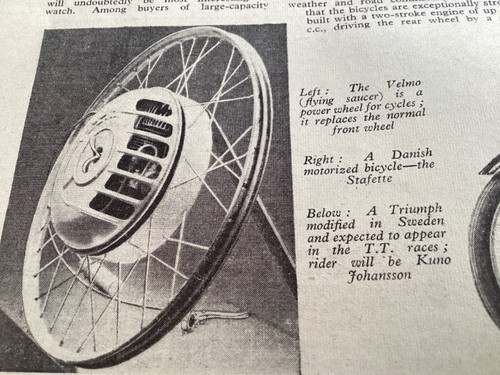 Velmo flying saucer - saucer, cyclemotor