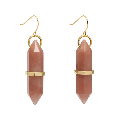 Lola rose luxor earrings semi - rose,