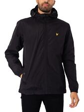 Lyle & Scott Men's Zip Through Hooded Jacket, Black