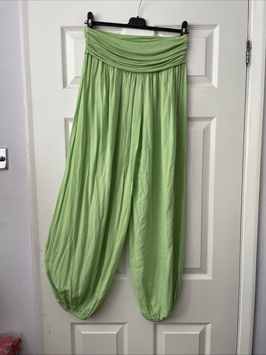 Fabulous lime green harem yoga - fabulous,