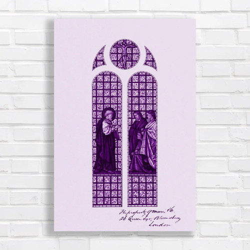 Stained glass religiouswork - glass,