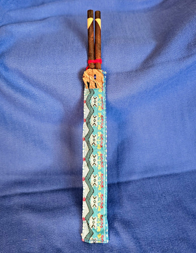 Reusable wooden chopsticks - wooden, set