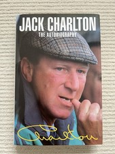 Jack Charlton Signed Book Autobiography England 1966 Leeds Utd Free Post UK