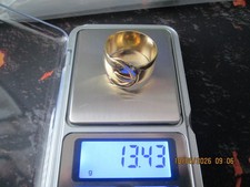 Men 9ct gold wide band - men's,