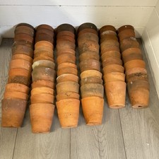 Vintage Hand Thrown Terracotta Pot Roughly 9cm X 9cm X 9cm Price per pot