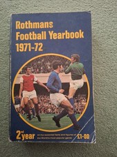 Rothmans football yearbook 1971-72 2nd Edition Good condition