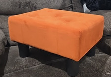 Orange Footstool