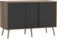Oak Sideboard Cabinet 3 Door