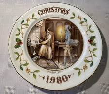 Atnsley Christmas 1980 Charles Dickens Plate. Marley’s Ghost. Ltd Edition