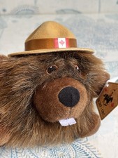Corporal Flapjack Soft Plush Toy Beaver RCMP Royal Canadian Mounted Police  5 "