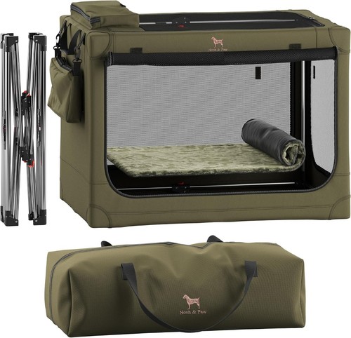 Collapsible dog crate - collapsible,