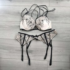Ann Summers Pink Embroidered