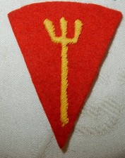 WW2 ROYAL MARINE DIVISION FORMATION SIGN PATCH BADGE WORLD WAR II