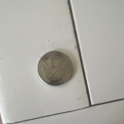 Ten pence alphabet - z, coin