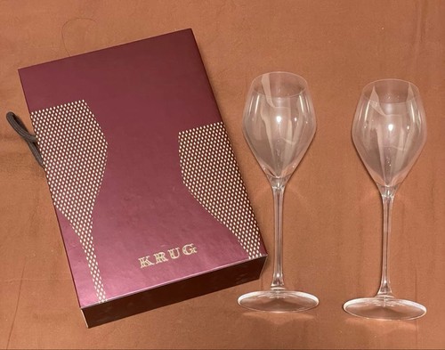 Krug champagne glasses - champagne, pair