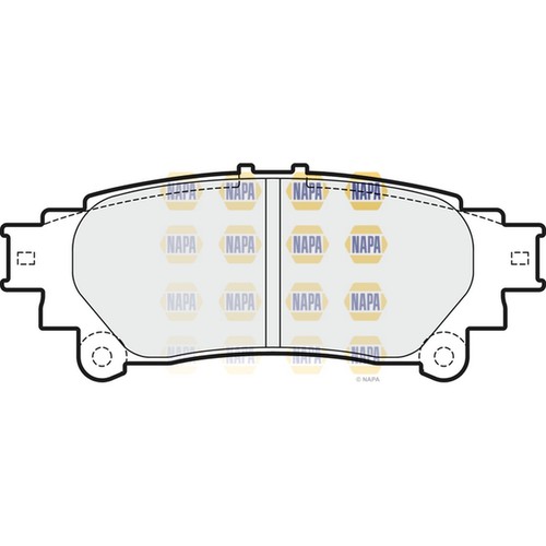 Brake pads set - pads, gs