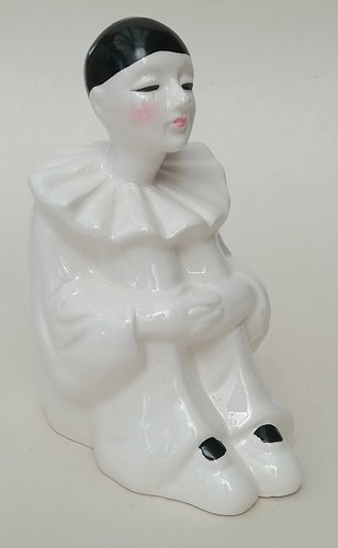 Vintage 1980s pierrot clown - vintage,