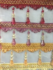 Beaded Tassel Fringe /