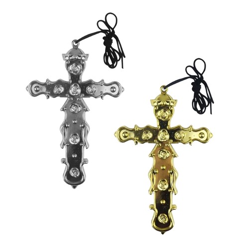 Large cross necklace priest - large,